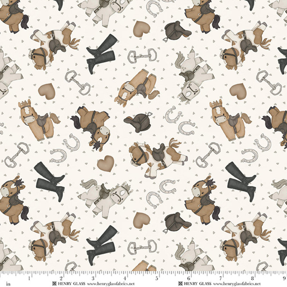 Tiny Trots Tossed Ponies - Cream