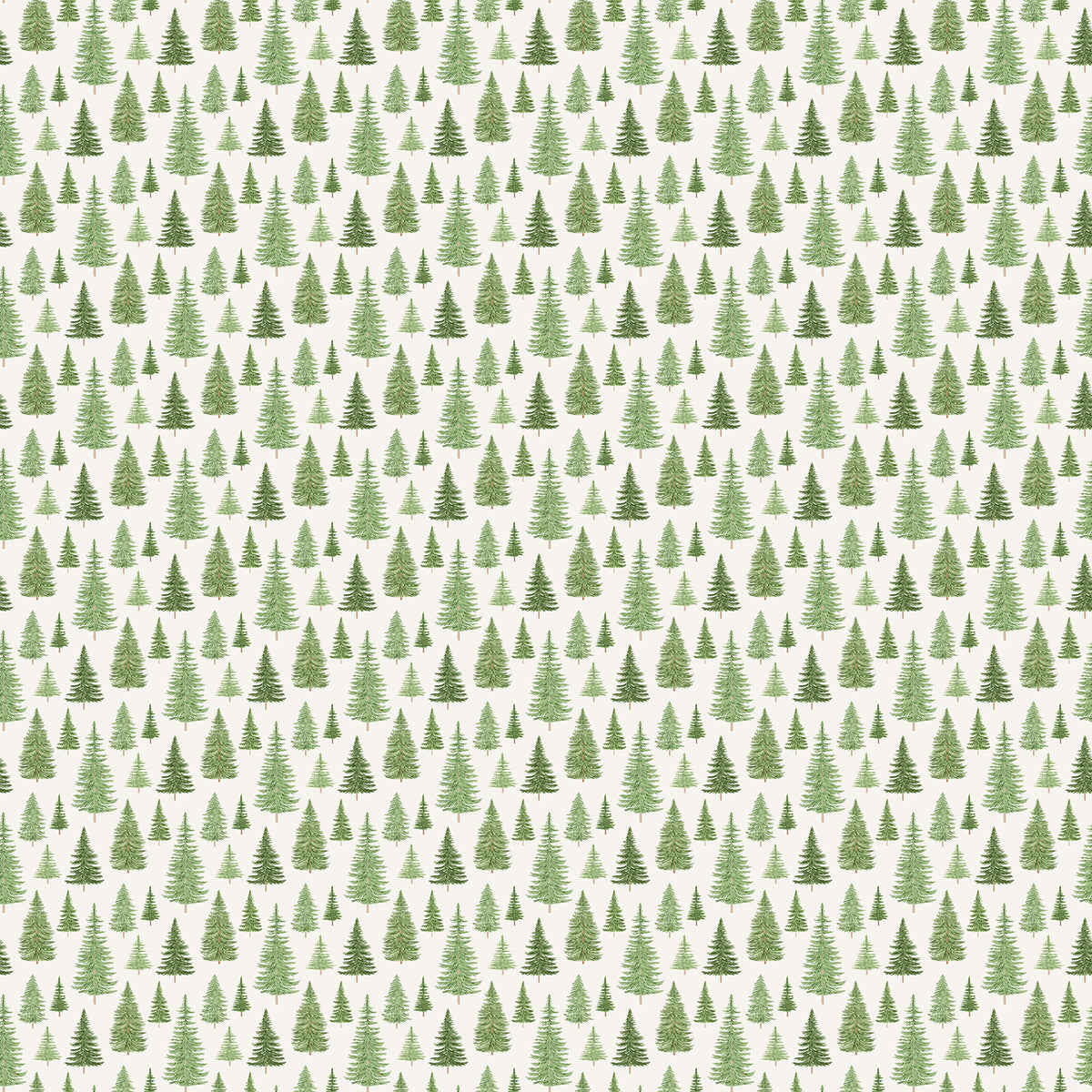 Happy Camper Trees - Cream Multi