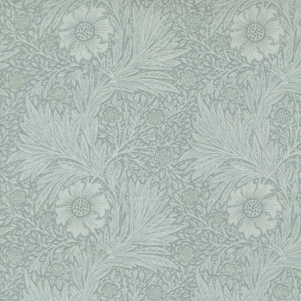 Larkspur and Linen Sky fabric