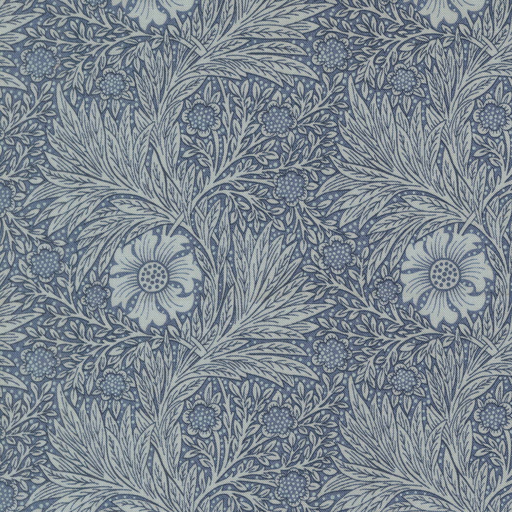 Larkspur and Linen Cornflower fabric
