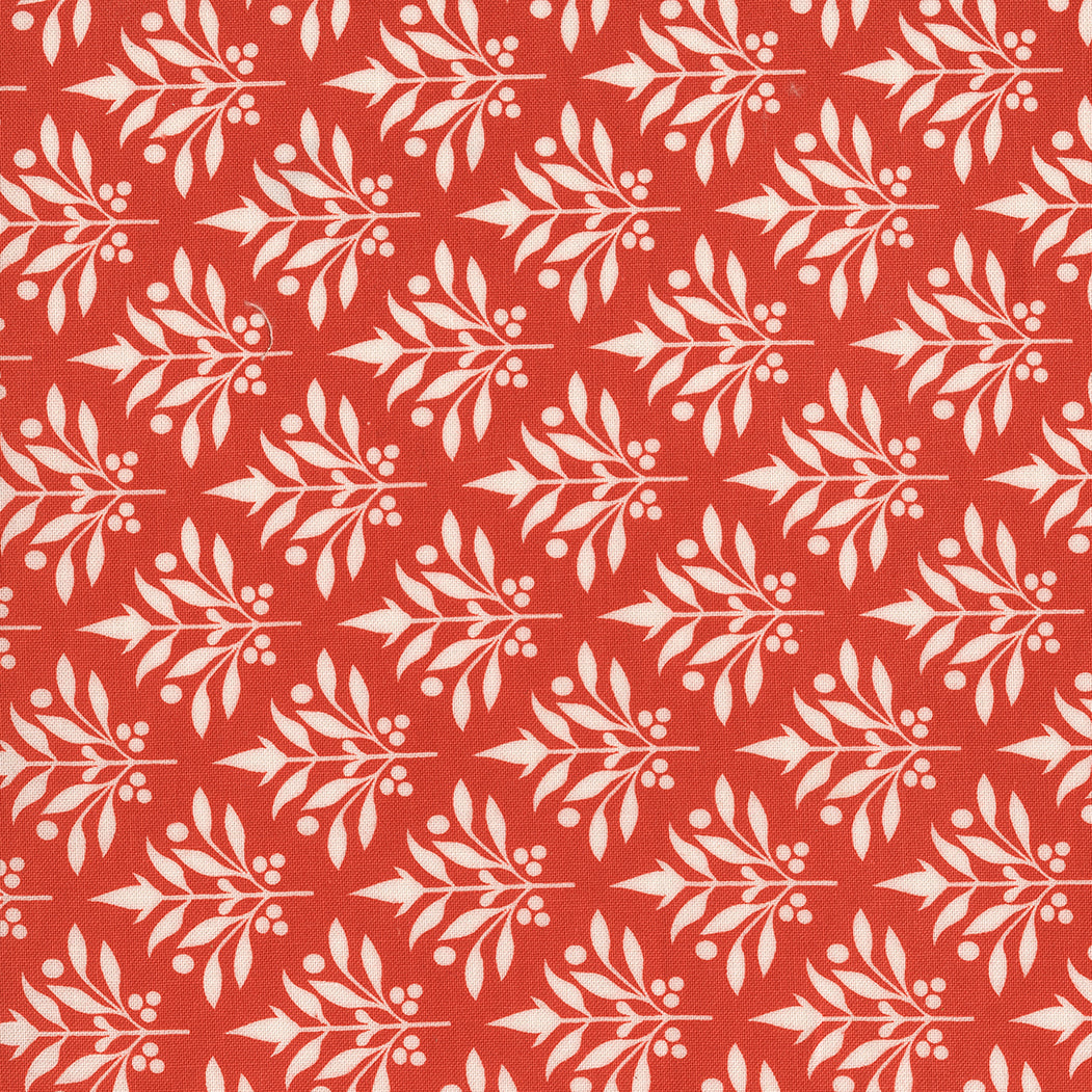 Larkspur and Linen Pomegranate fabric