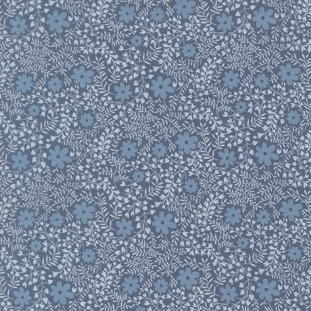 Larkspur and Linen Cornflower fabric