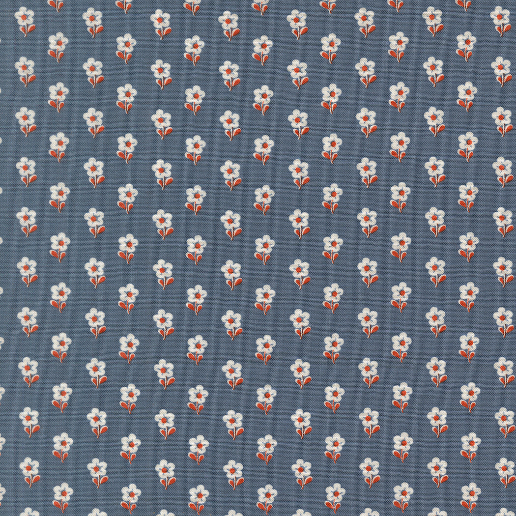 Larkspur and Linen Cornflower fabric