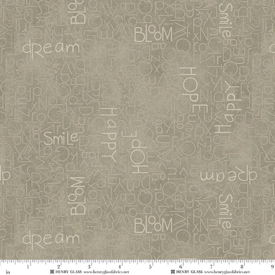 Return of the Blue Bird of Happiness Alphabet - Khaki
