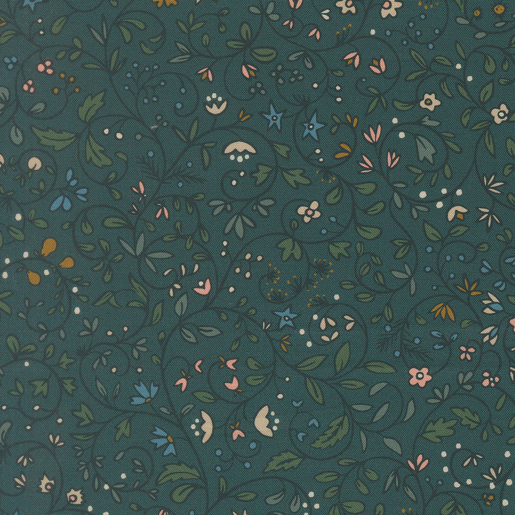 Midnight Fleur Twilight fabric