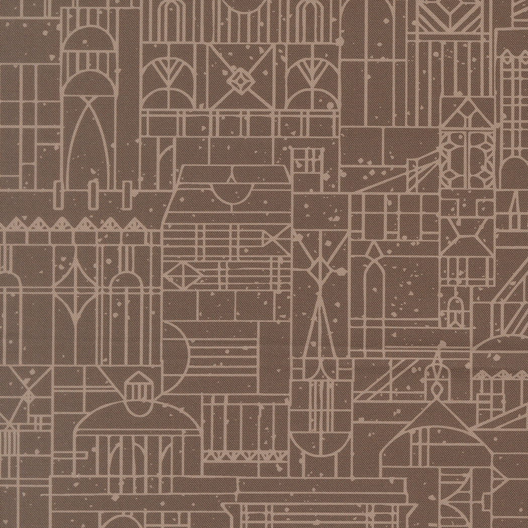 Midnight Fleur Mauve fabric