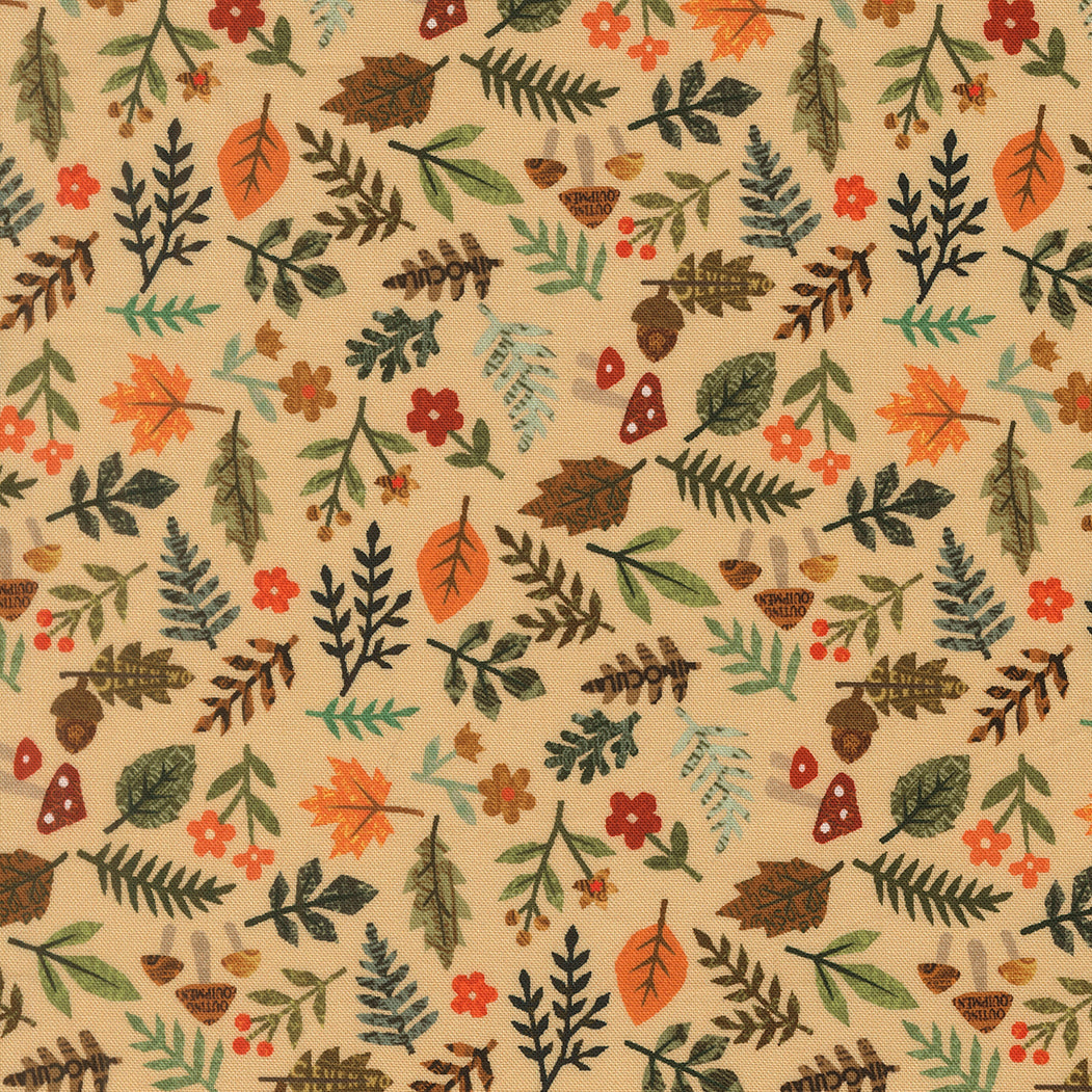 Paper Trails Parchment fabric
