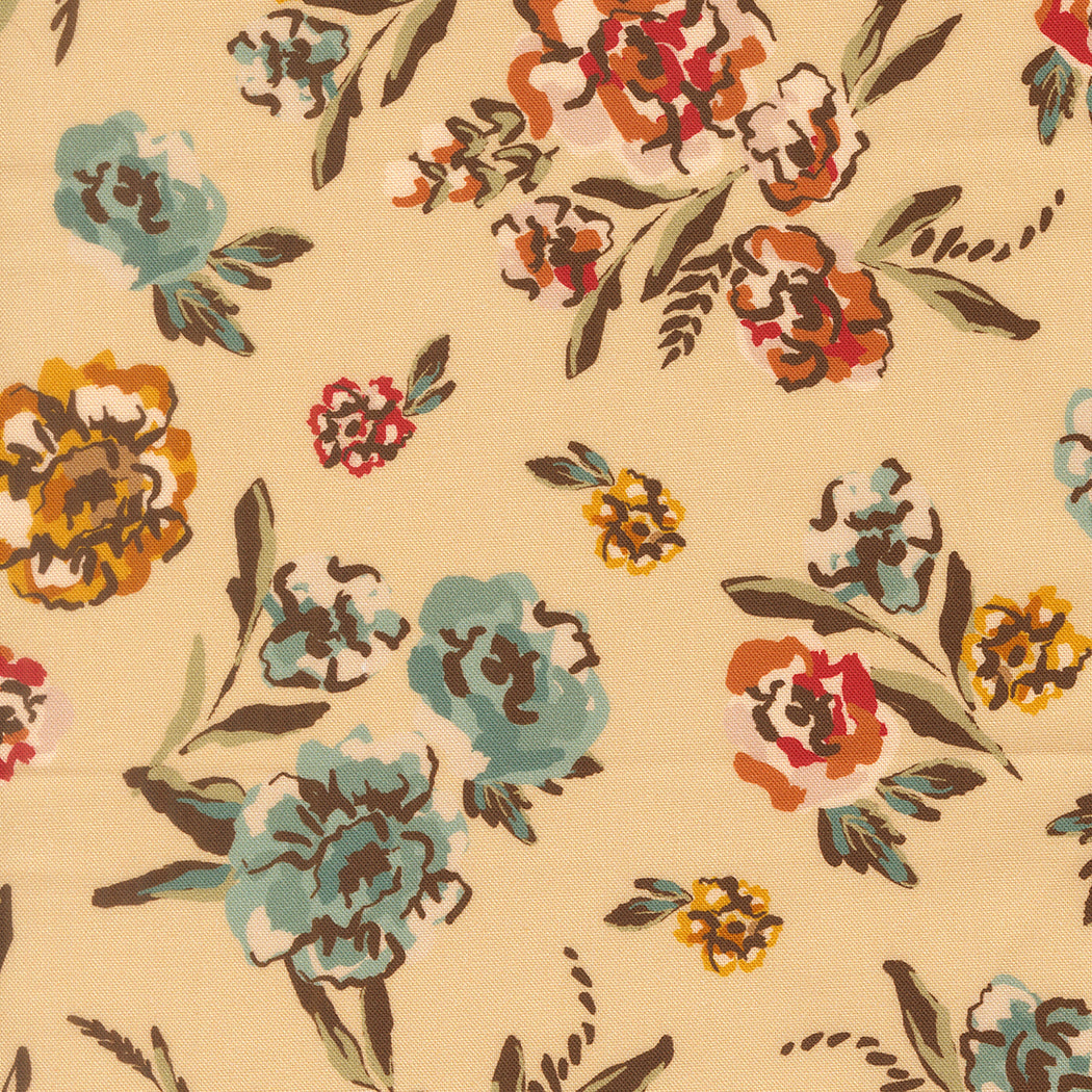 Flora Thread Almond fabric