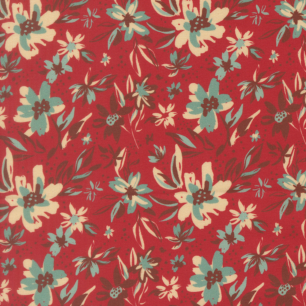 Flora Thread Brick fabric