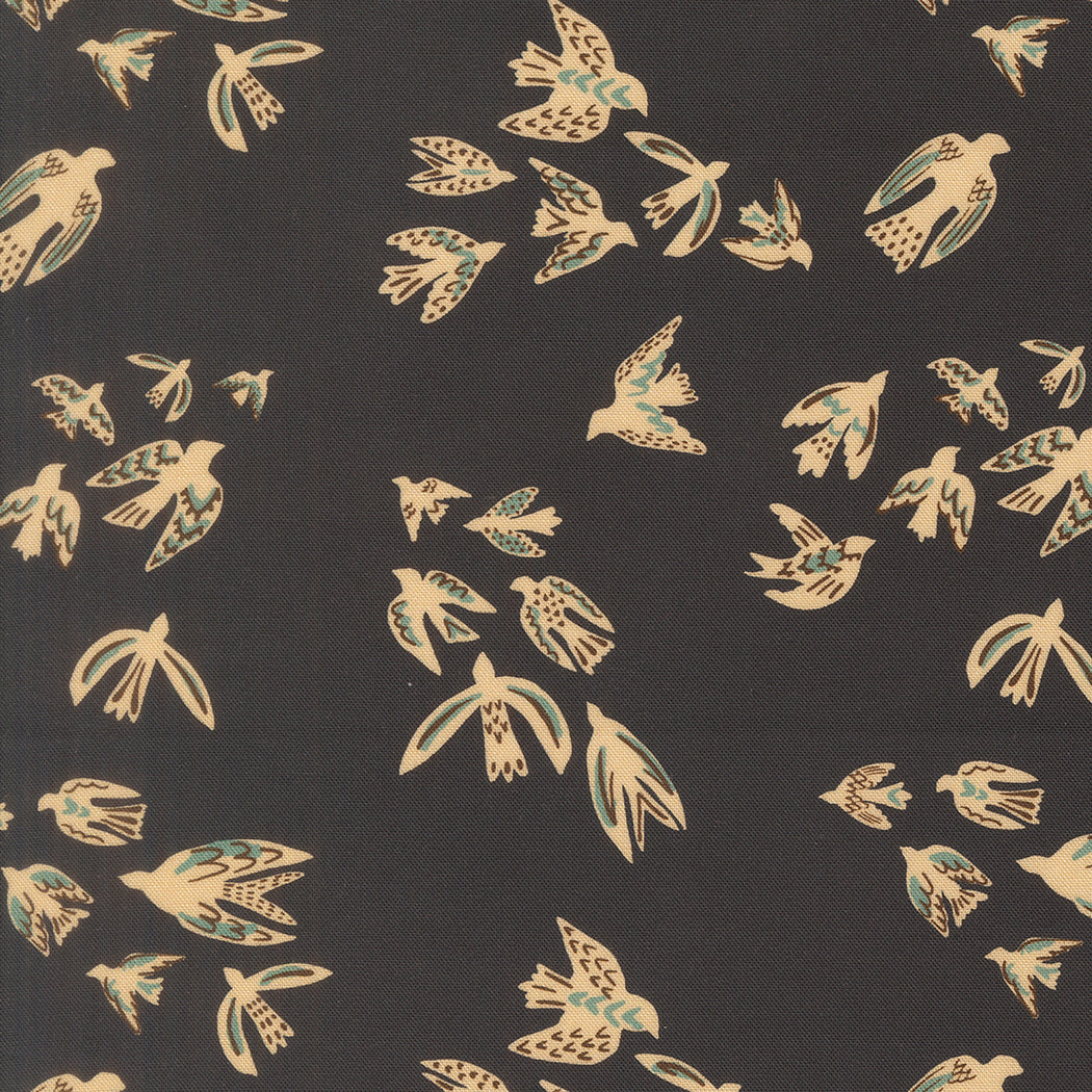 Flora Thread Midnight fabric