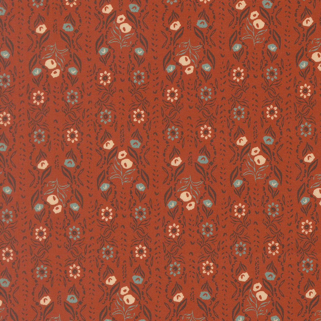 Flora Thread Spice fabric