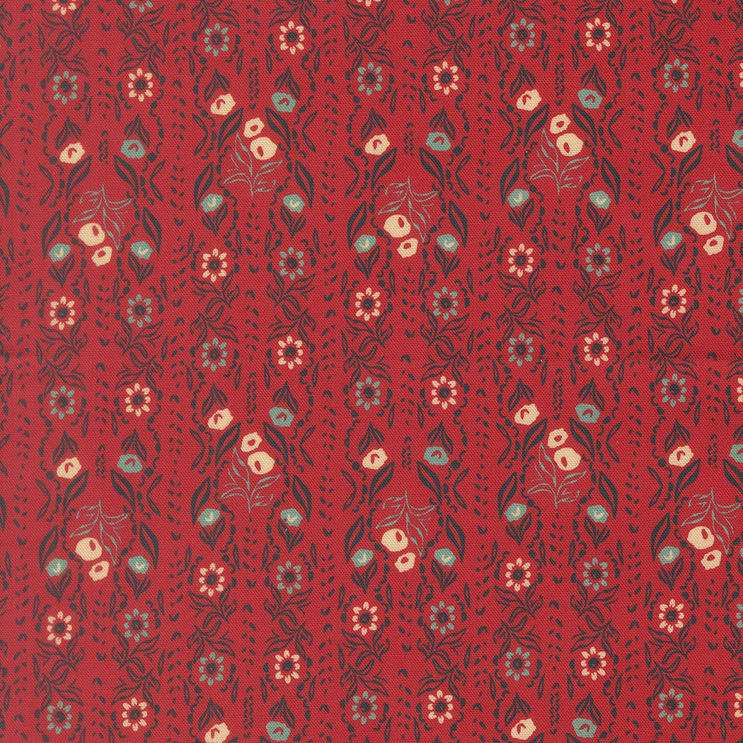 Flora Thread Brick fabric