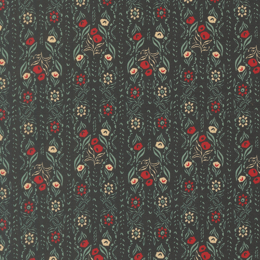 Flora Thread Midnight fabric