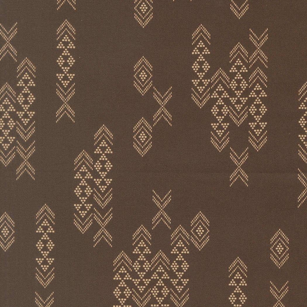 Flora Thread Coffee fabric