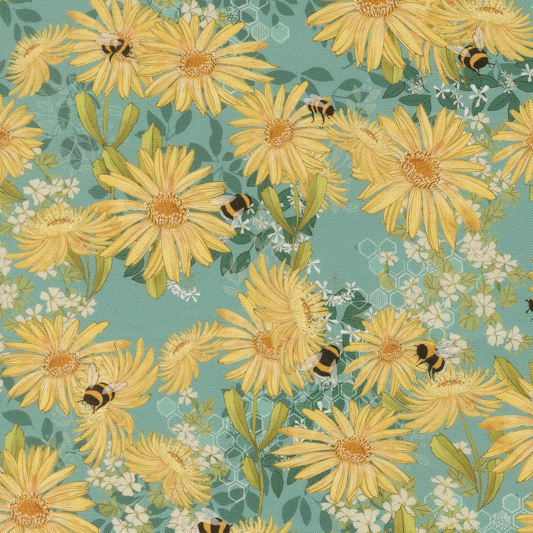 Pollinators Pond fabric