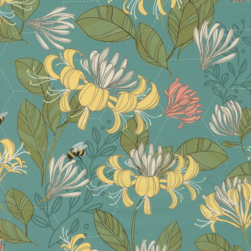 Pollinators Pond fabric