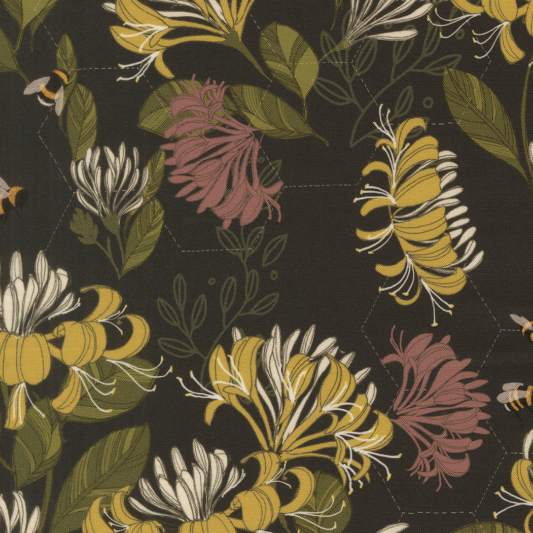 Pollinators Onyx fabric
