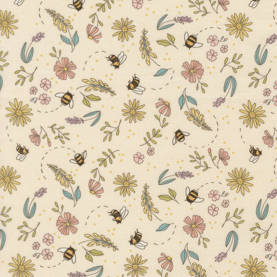 Pollinators Cloud fabric