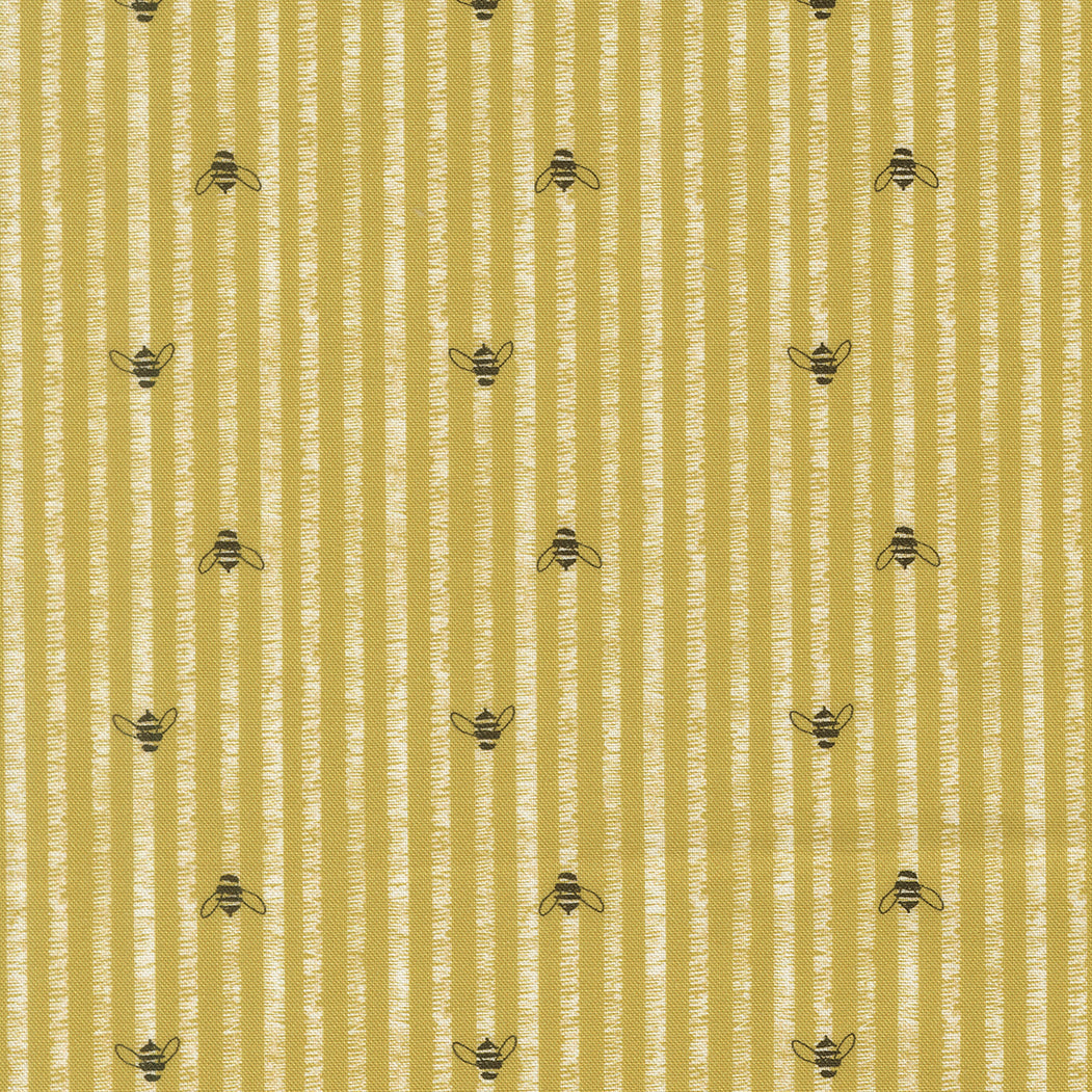 Pollinators Golden fabric