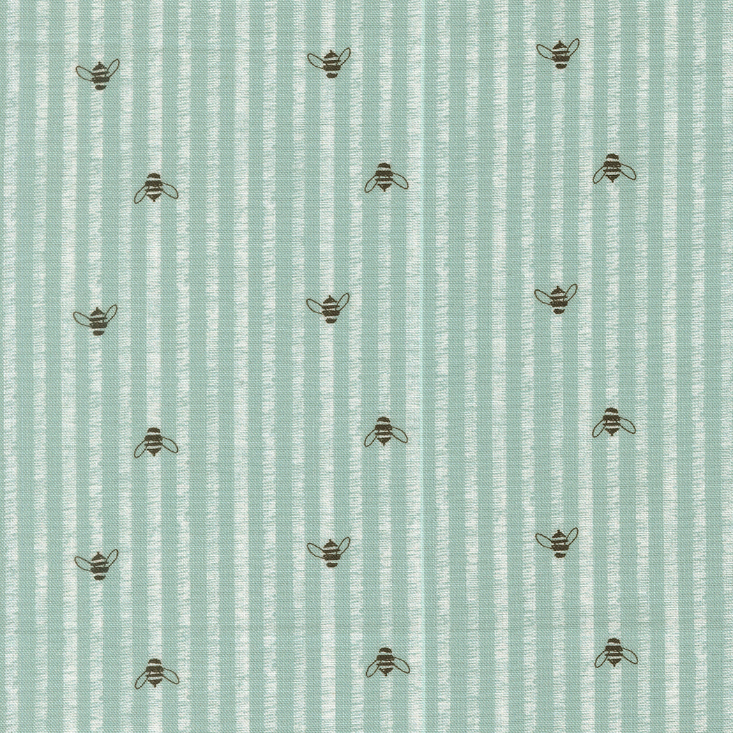 Pollinators Stream fabric