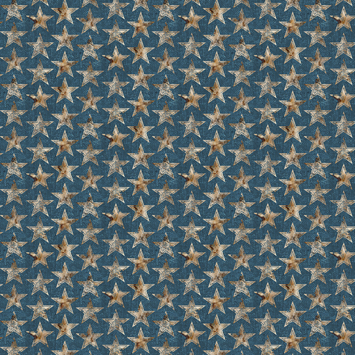 Rider's Club Star Allover Teal fabric