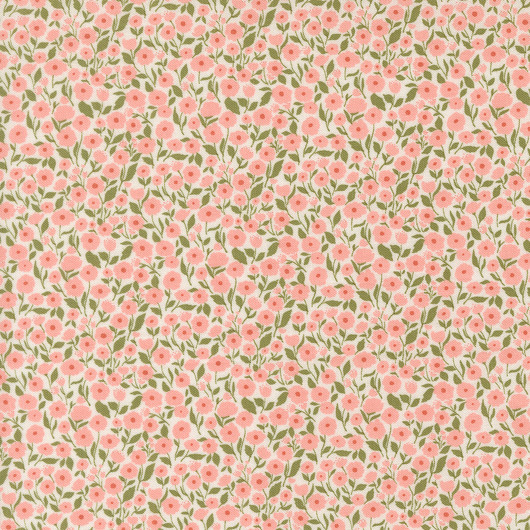 Garden Glam Cream fabric