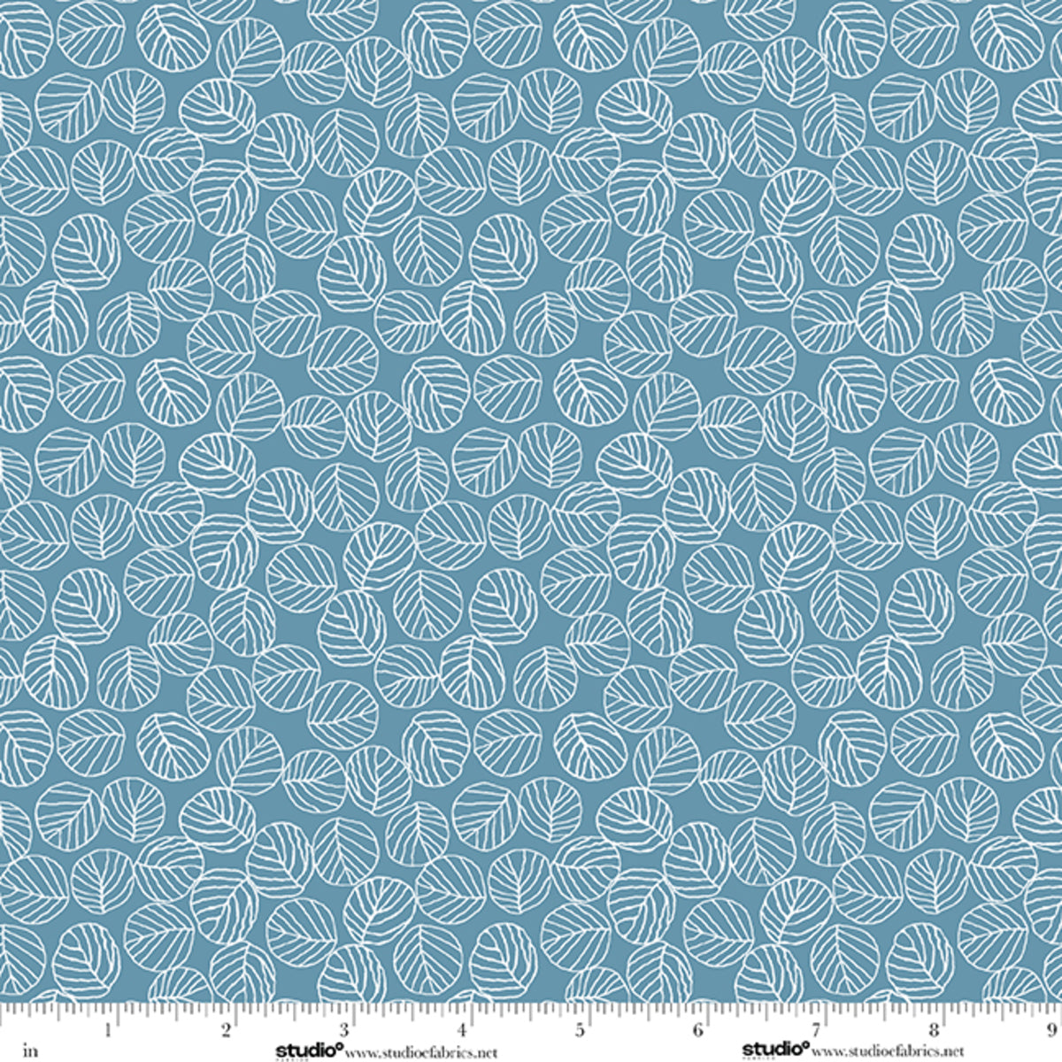 Bar Harbor Bar Harbor Leaf - Denim by Chelsea DesignWorks
