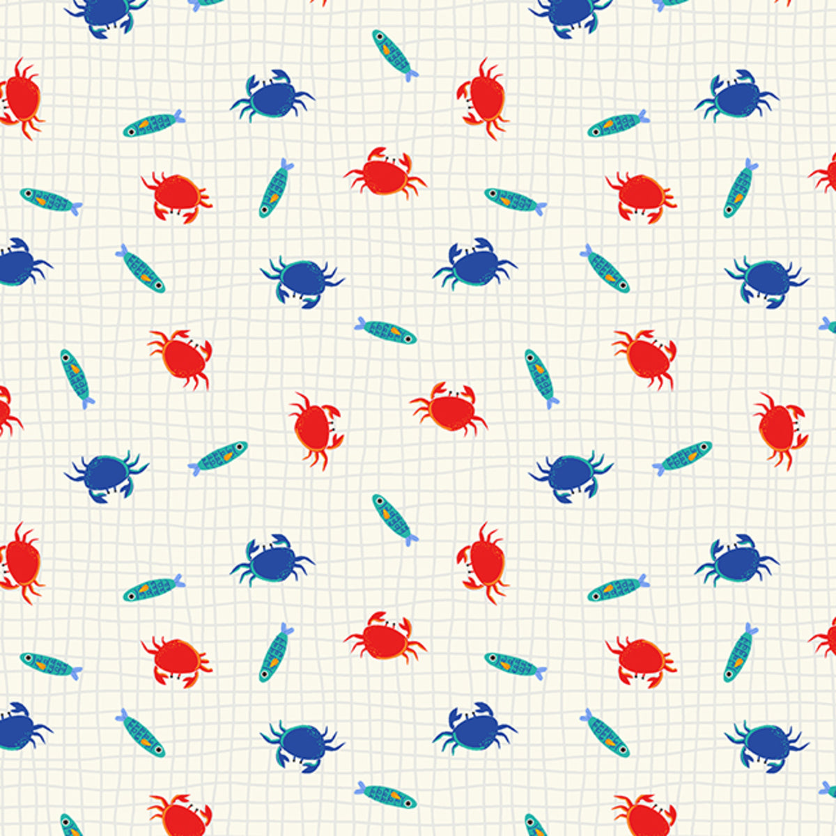 Fishy Business Fishy Business Small Crabs with Fish - Cream by Mable Tari