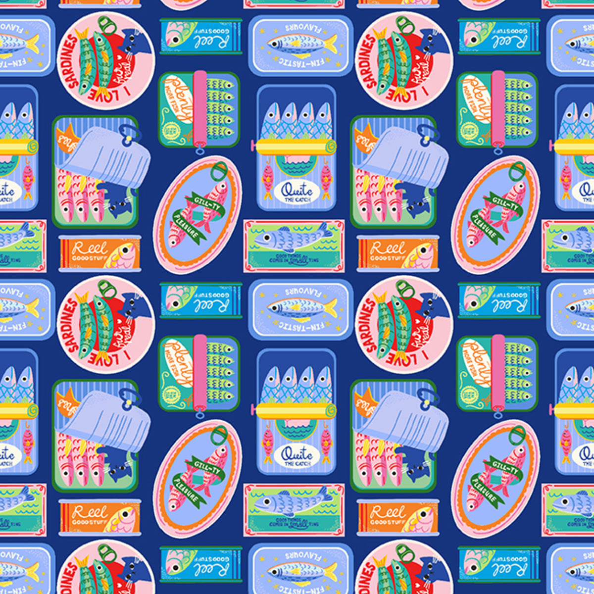 Fishy Business Fishy Business Cans of Sardines - Nightshade by Mable Tari