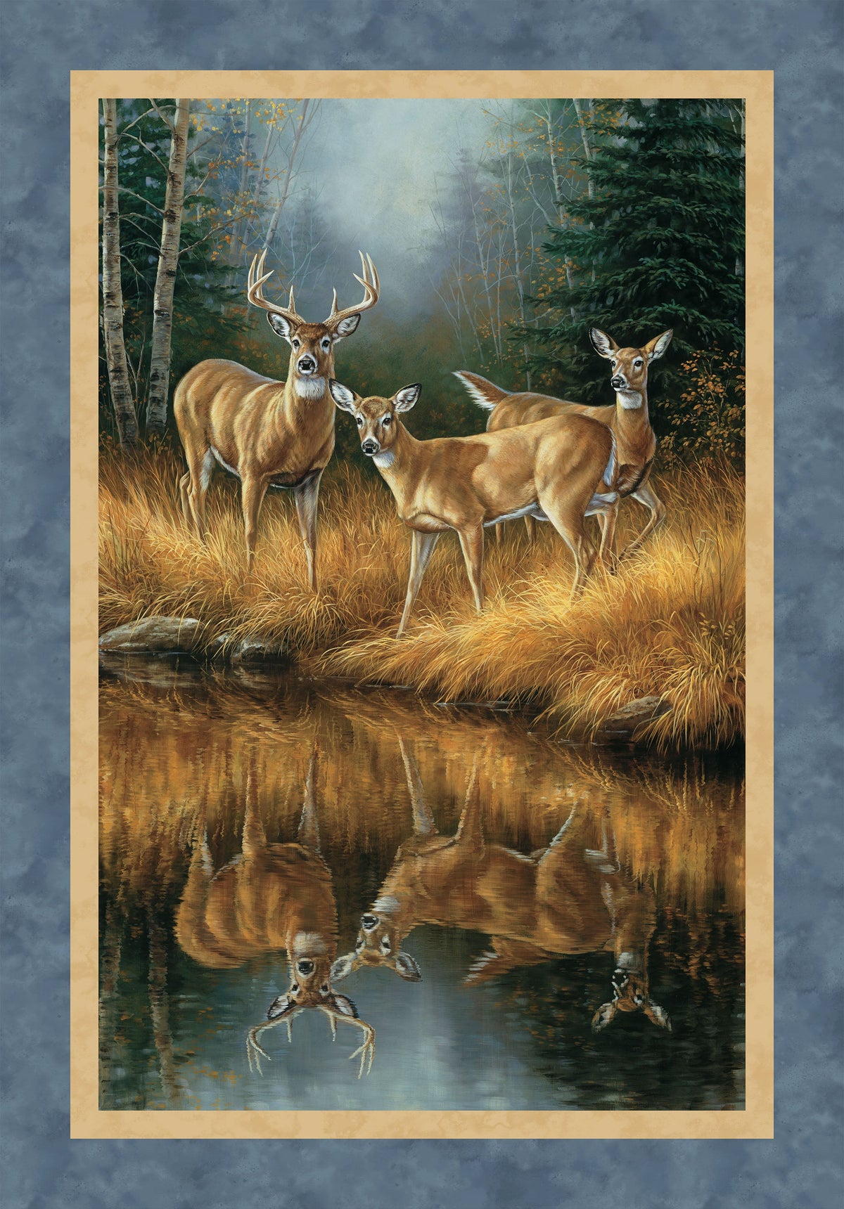 Birchwood - Naturescapes - Panel - Md Blue Multi