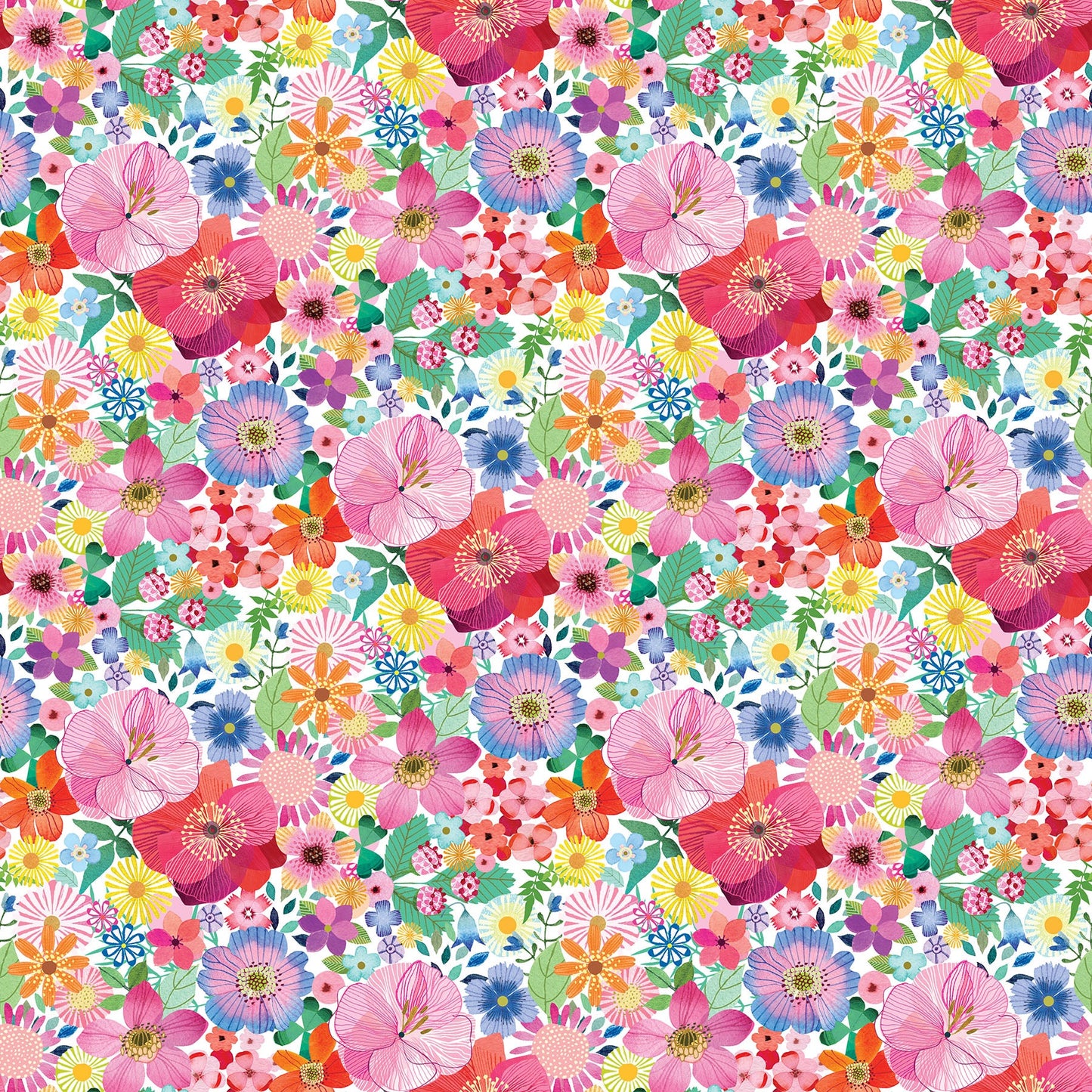 My Cup Of Tea - Floral - White Multi
