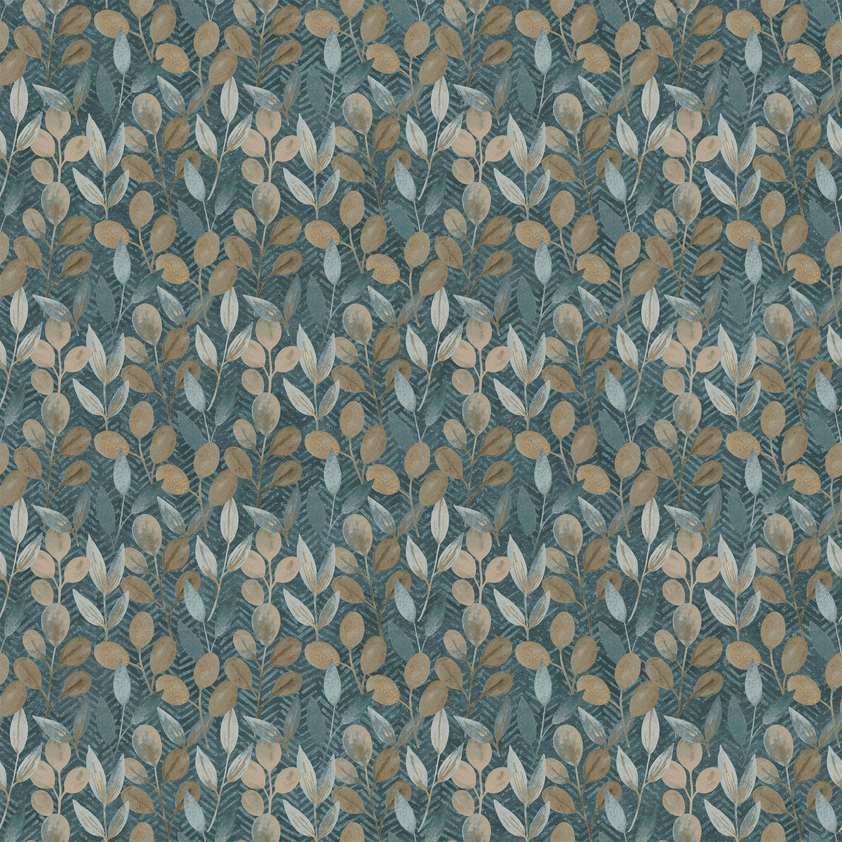 Pussy Willows Leaves - Dark Wedgwood