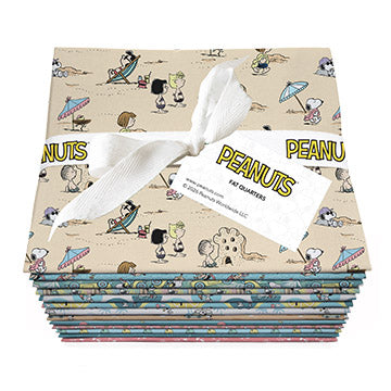 PREORDER Peanuts Beach Vibes Fat Quarter Bundle