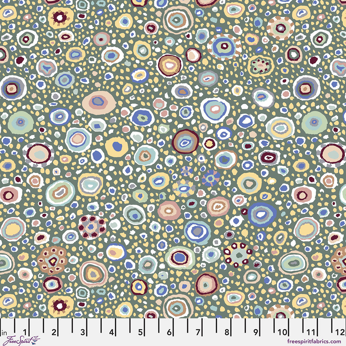 Ode to Roman Glass Roman Glass Stone fabric by Kaffe Fassett Collective