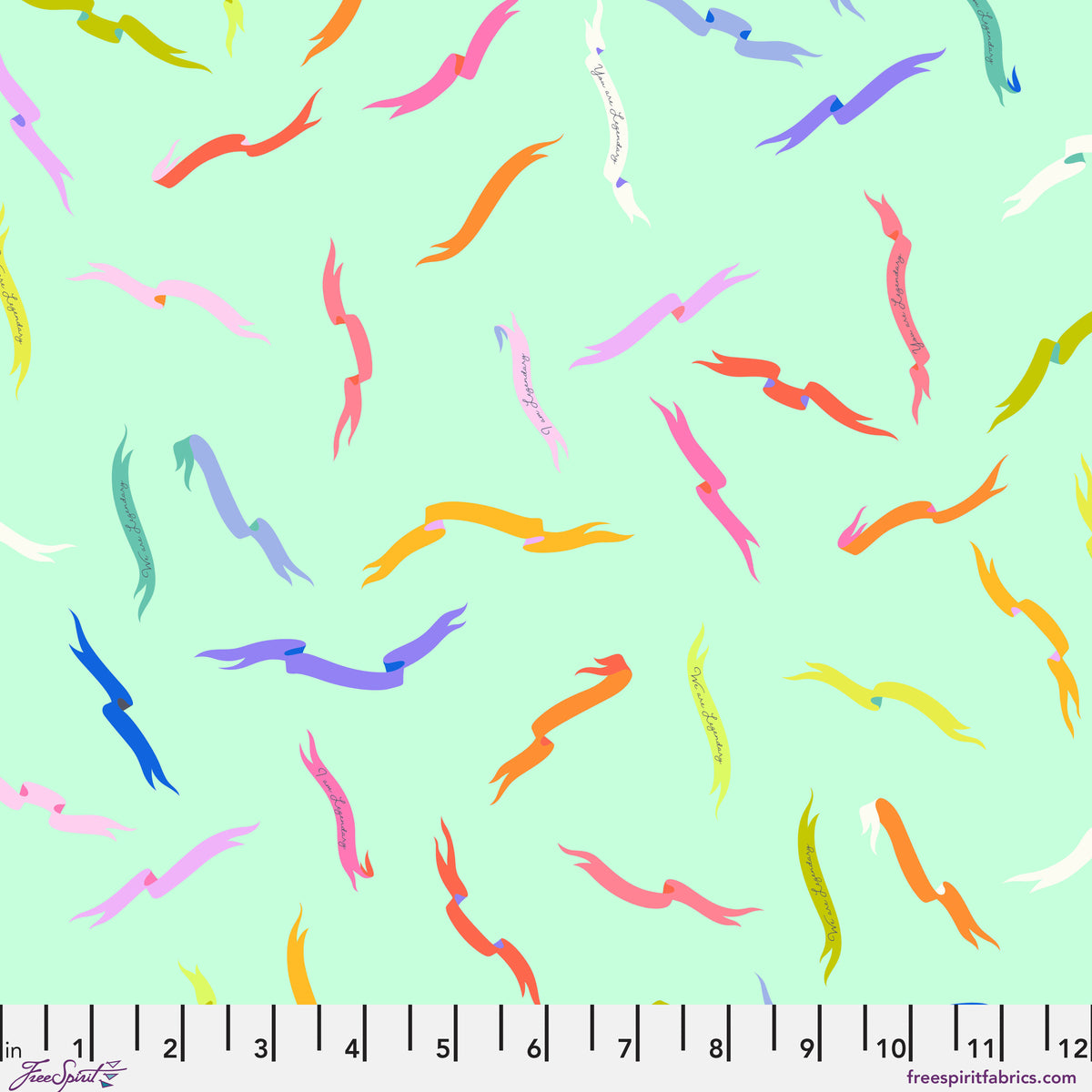 Legendary Gentle Reminder Stardust fabric by Tula Pink