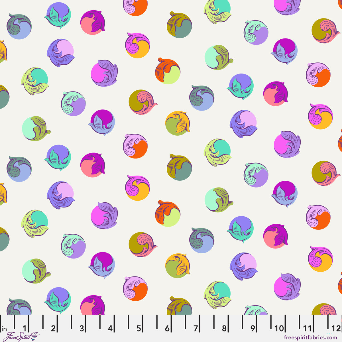 Legendary Gumdrop Pearl fabric by Tula Pink