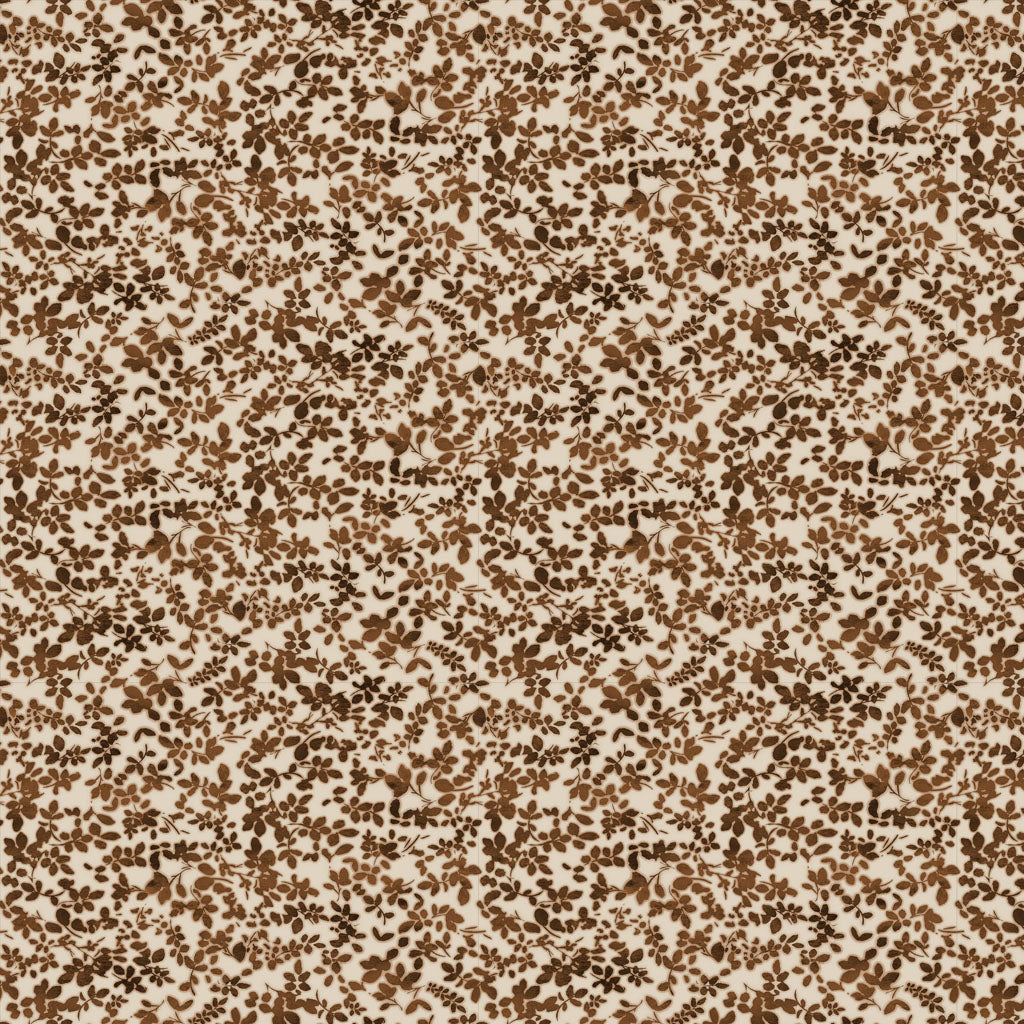 Naturescape II Leaves - Light Khaki fabric from Clothworks