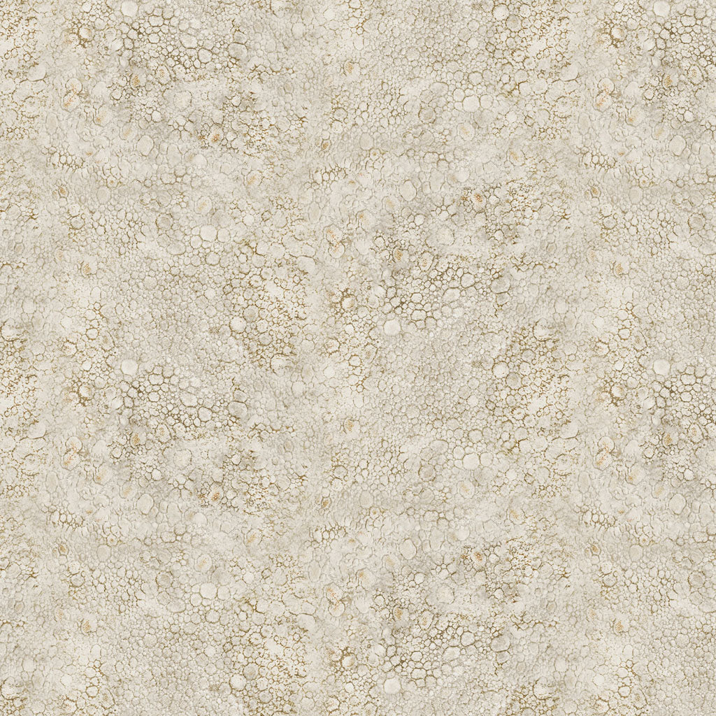 Naturescape II Droplets - Khaki fabric from Clothworks