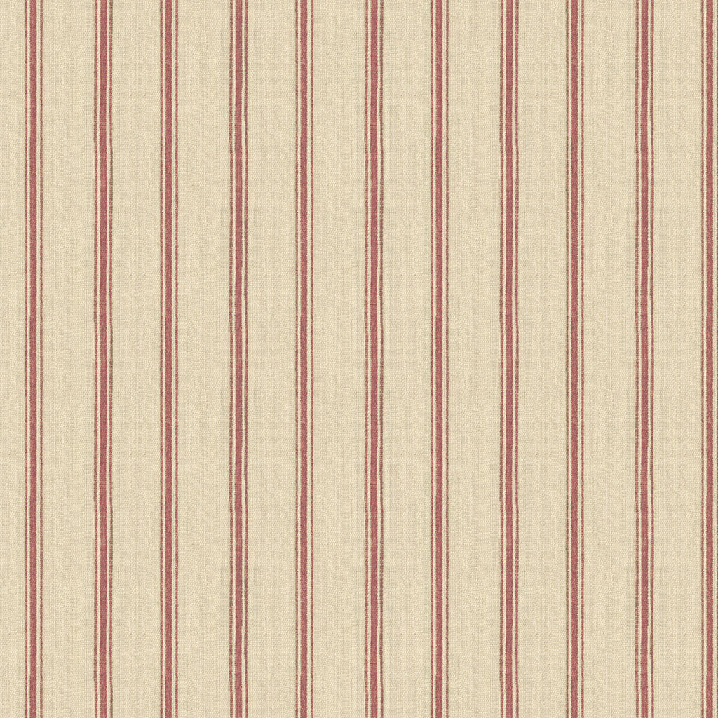 On the Farm Ticking Stripe - Light Brick fabric from Clothworks