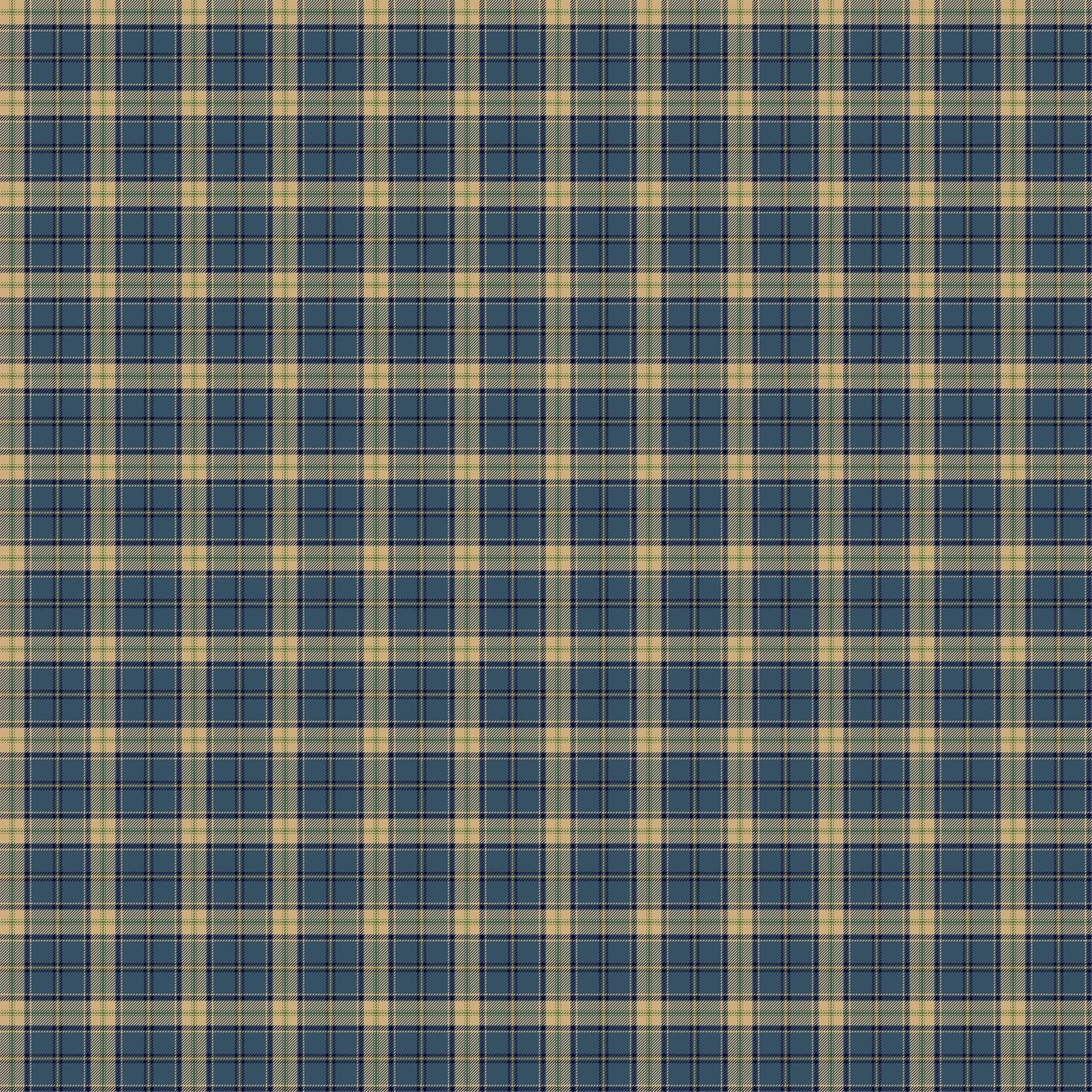 Birchwood - Naturescapes - Plaid - Dk Blue Multi