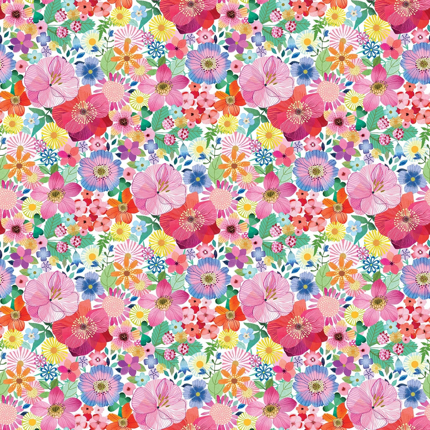 My Cup Of Tea - Floral - White Multi