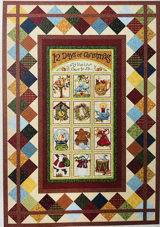 12 Days of Christmas Quilt Kit