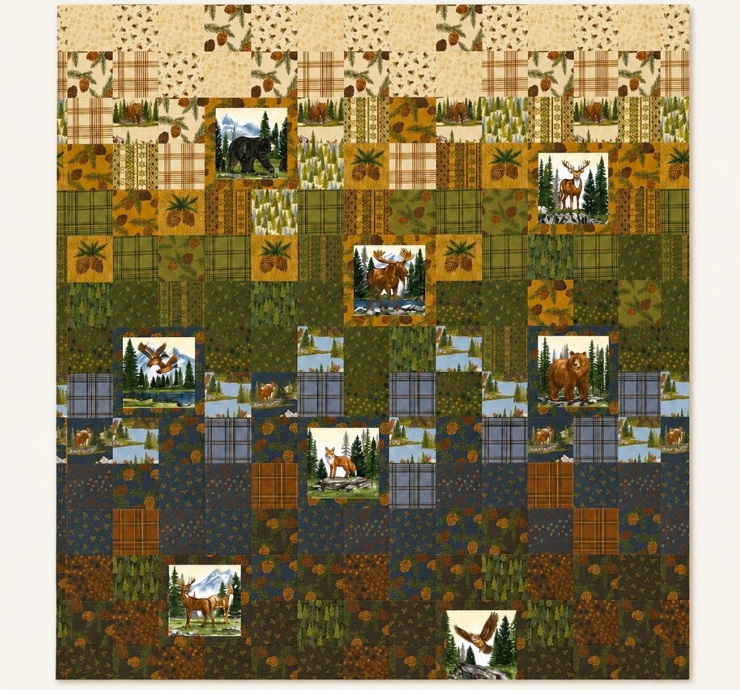 A Day In The Northwoods Quilt Kit