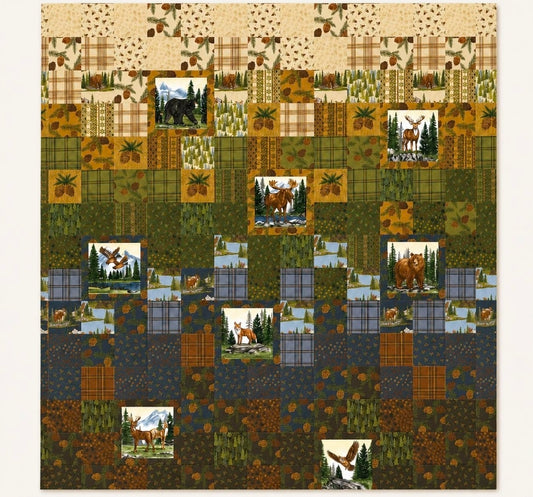 A Day In The Northwoods Quilt Kit