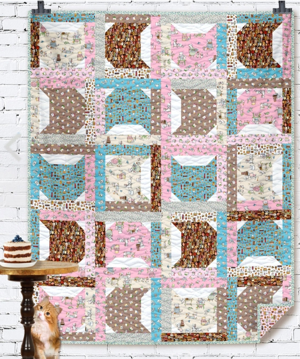 Love Cat Quilt Kit