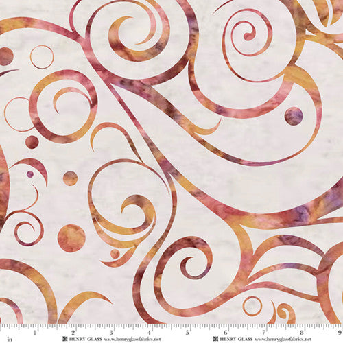 Easy Breezy 118" Swirl & Dot - Auburn