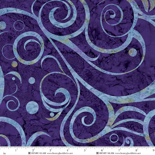 Easy Breezy 118" Swirl & Dot - Purple
