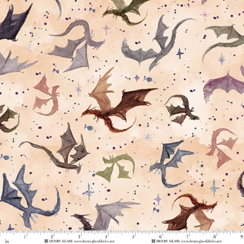 Land Called Honah Lee Dragon Allover - Butterscotch