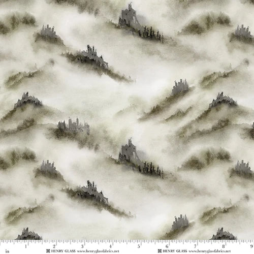 Land Called Honah Lee Misty Castle Landscape - Moss