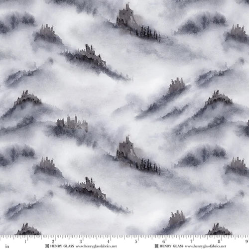 Land Called Honah Lee Misty Castle Landscape - Iron